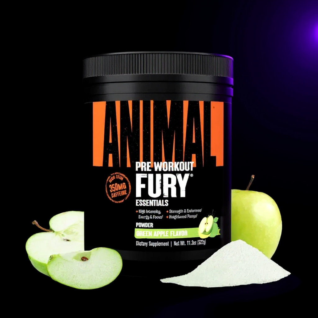 Universal Animal FURY 322g Roheline õun