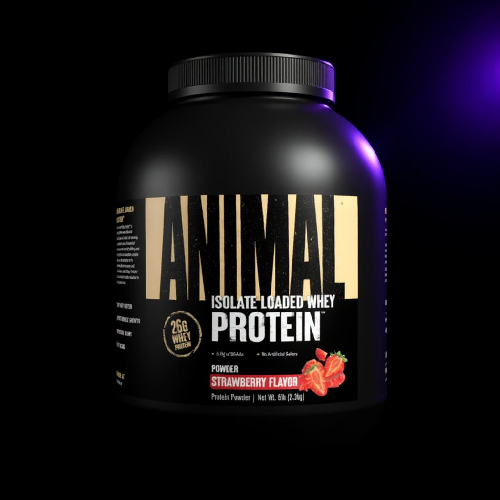 Universal Animal Whey Isolate Loaded 2.3kg Maasikas