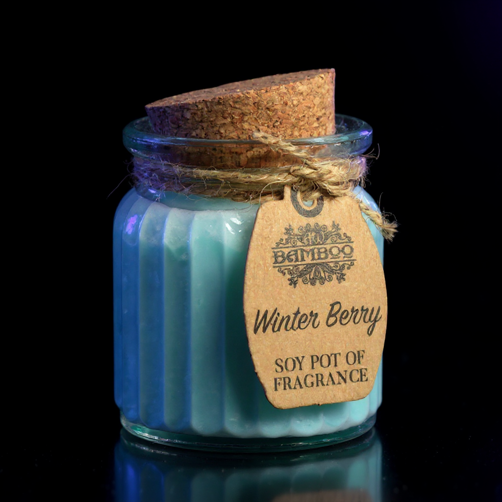 Winter Berry Soy Pot of Fragrance Candles