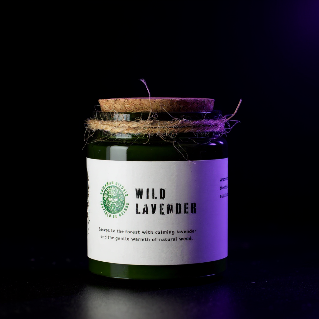 Woodwick Soy Candle - Wild Lavender
